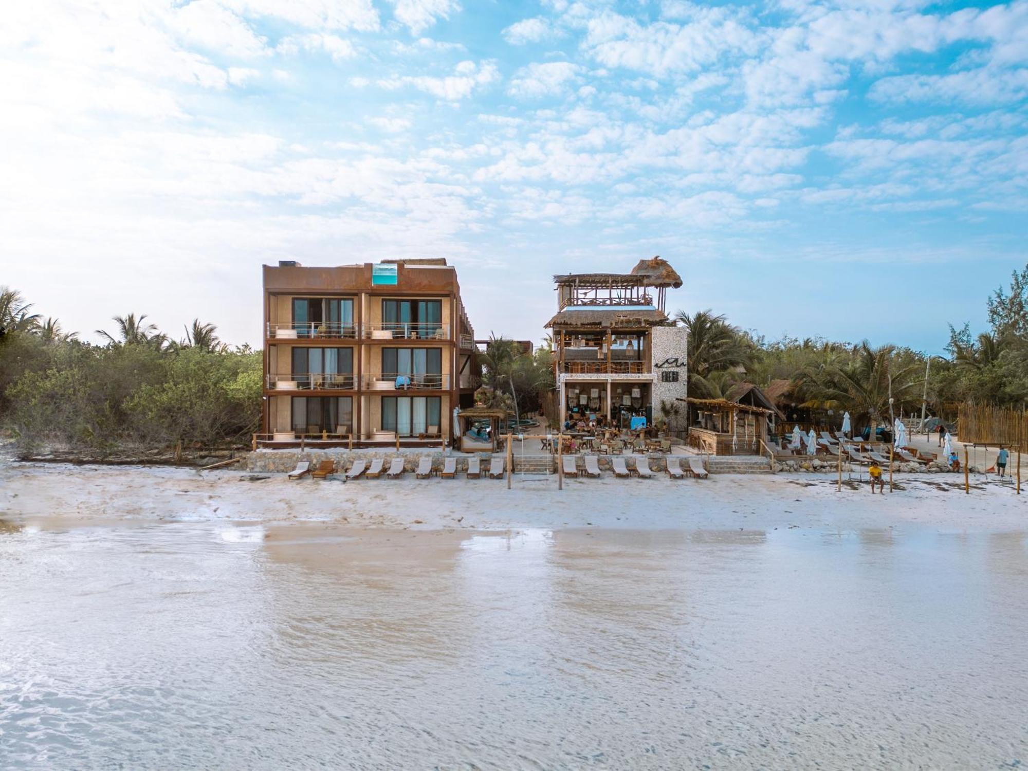 Awa Holbox Hotel Boutique - Beach Front ภายนอก รูปภาพ
