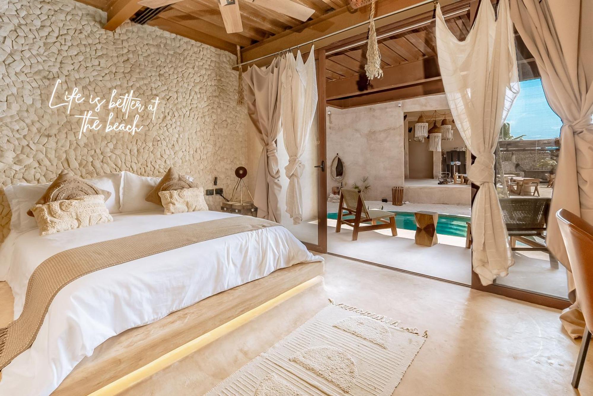 Awa Holbox Hotel Boutique - Beach Front ภายนอก รูปภาพ